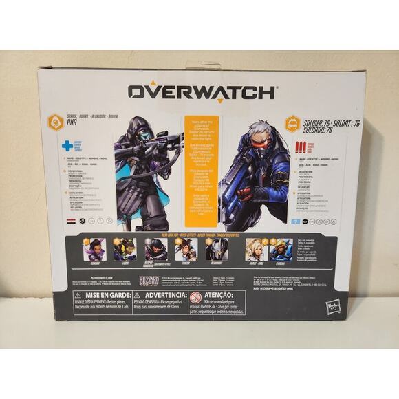 Hasbro Overwatch Ultimates Series Soldier: 76 & Shrike (Ana) Skin Dual Pack 6" - Picture 5 of 6